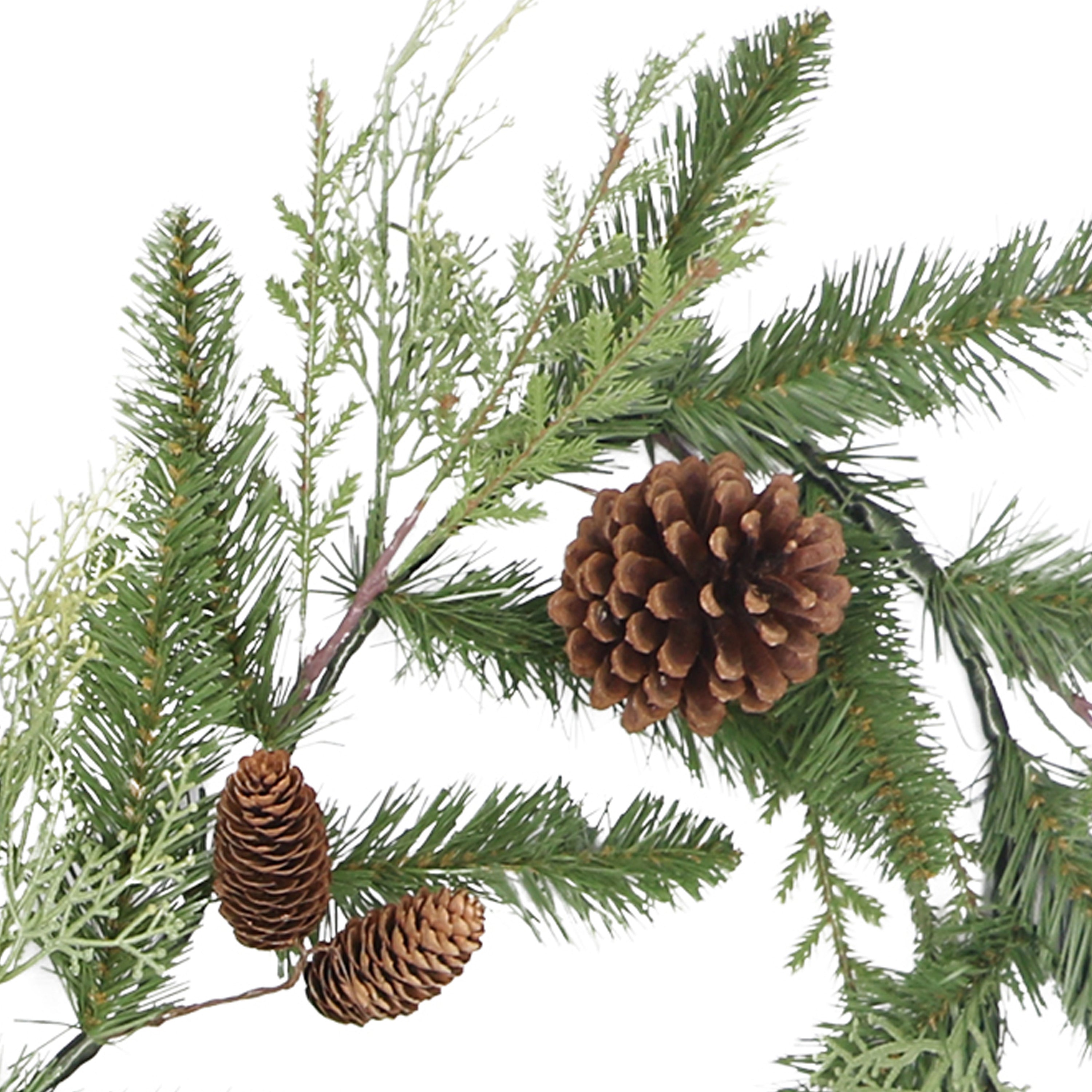 Puleo International 9ft Cypress Garland